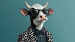 © Ssl - Stylish cow portrait
