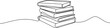 © Mehedy - Stacked books with flowing lines book stack reading