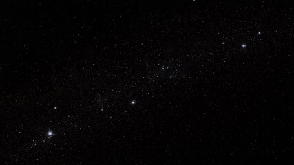 Wall Mural - Night Sky View with Countless Stars and Dark Cosmic Background