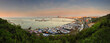 Many speedboats for transporting tourists park on boat ramp in the evening every day. Pattaya city, Thailand