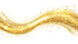 © Reza - Golden shimmering wavy stream on black background