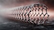 © j_nameera_h - carbon nanotube atomic structure model