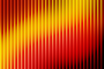 Illustration of striking background featuring vertical lines in a gradient of yellow, orange, and red, creating a bold and modern design for various creative projects