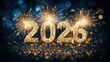 © liu - Celebratory background for 2026 with holiday colors, perfect for prints, media, and happy projects
