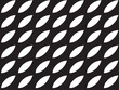 © Raveesha - Diagonal white ellipses on black grid create a bold optical pattern—ideal for modern textiles, wallpapers, packaging, and visually striking decorative surfaces.