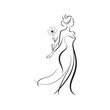 © Abdur - Woman Line Art and Silhouette