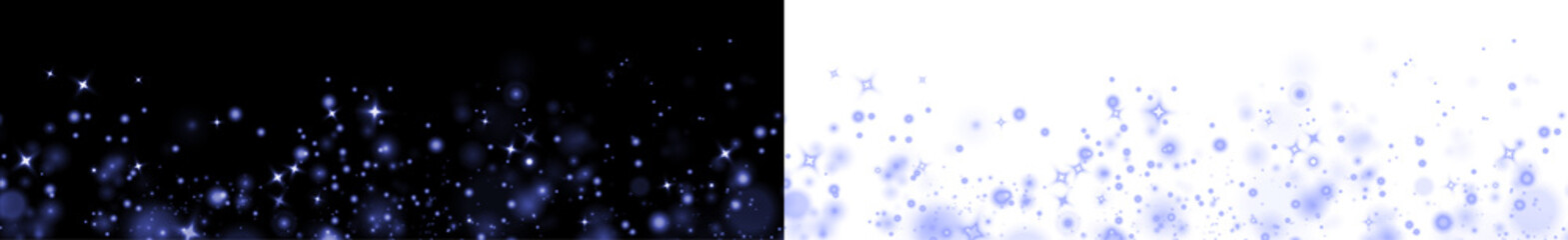 Sparkling bokeh overlay with soft blue hues on a dark background, creating a dreamy atmosphere for design projects and enhancing visual storytelling with copy space