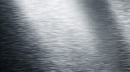 Wall Mural - Close-Up of Luxurious Brushed Silver Metal Surface Texture