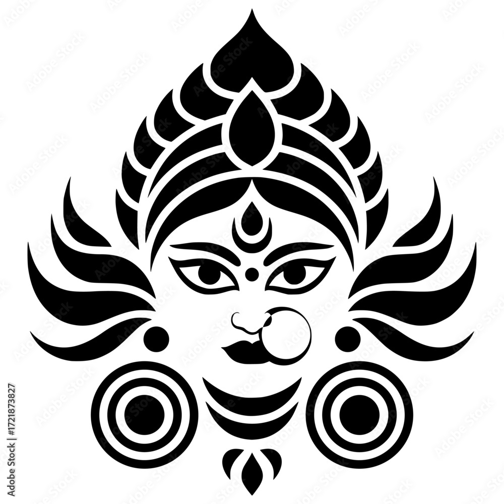 Lord Durga Devi images, durga devi vector, lord durga maa pics, picture ...