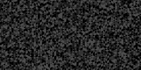 Wall Mural - abstract low polygon cubic black gray black vector poly triangle texture geometric pattern composed 