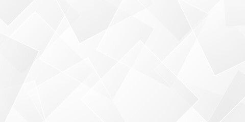 Wall Mural - abstract tech gradient white, gray creative triangle geometric technology space. minimal rectangle r
