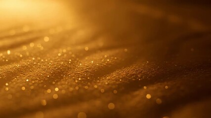 Wall Mural - abstract close-up of dynamic golden light rays slowly moving across a textured surface during sunris