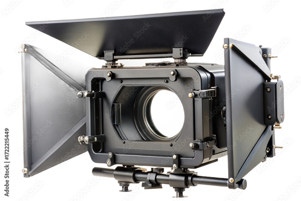 Professional cinema camera matte box for enhanced cinematography and ...