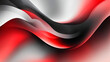 © Ryuga - Dynamic flow background with bold red, black, and white curves, perfect for adding a modern and energetic feel to any creative project, banner, or presentation