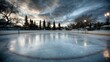 © Tangguhwisnu - Empty ice rink at dusk