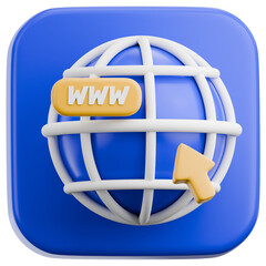 Browser App 3D Icon