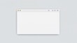 ©  PiXivio - A blank browser window with minimal controls isolated on a gray background