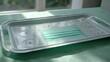 © Fauzerene - Medical Tray with Surgical Mask and Instruments for Healthcare Use