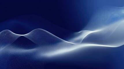 Wall Mural - Abstract digital waves