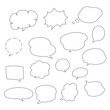© ITO - 【線のみ】手描きの色々な吹き出しセット