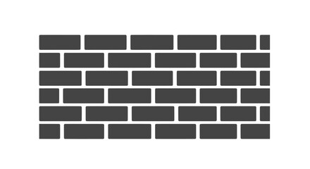 Minimalist brick wall pattern in gray tones for construction and design projects
