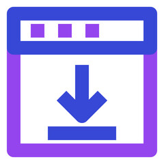 Wall Mural - web and seo twotone icon set