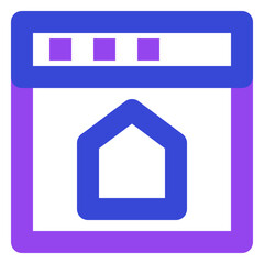Wall Mural - web and seo twotone icon set