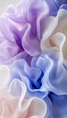Sticker - elegant seamless pattern of gentle gradients with soft waves for modern textile and design use