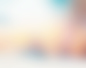 Wall Mural - Abstract colorful bokeh background blur