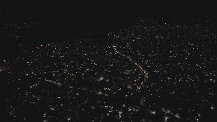 Wall Mural - Kathmandu’s night view is magical — glittering city lights, calm streets, and a serene vibe under the starry sky. A perfect mix of tradition and modern charm for travelers and photographers alike.