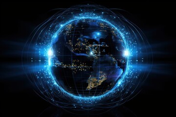 Canvas Print - World technology astronomy universe.