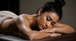 © Nur - Relaxing Spa Treatment Serene Woman Enjoying Massage Wellness Beauty Tranquility Calm Peaceful Mind Body Care SelfCare Asian Woman Spa Day Luxury Relaxation