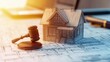 © sevector - title conceptual representation of a property legal document sk