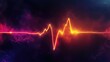 © vectorwin - design smooth gradient glowing effect on ekg line