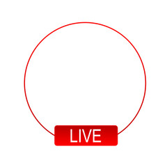 Wall Mural - live streaming webinar empty frame