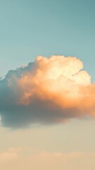 Wall Mural - Single-engine plane soaring through the clouds, suitable for travel or adventure themes