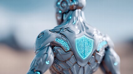 Cybernetic Guardian: A Futuristic Protector