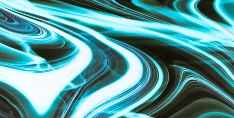 Canvas Print - Captivating Translucence: Unleashing the Charm of Liquid Art in Oil Paint
