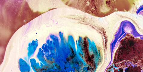 Canvas Print - Transcendent Inks: A Mesmerizing Dive into the World of Liquid Art