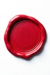 © Kathy - Empty, blank wax seal, isolated white background, surface, seal