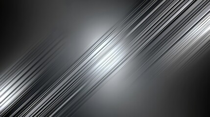 Wall Mural - Black and silver image with a silver line that is almost vertical. The image is abstract and has a modern feel to it