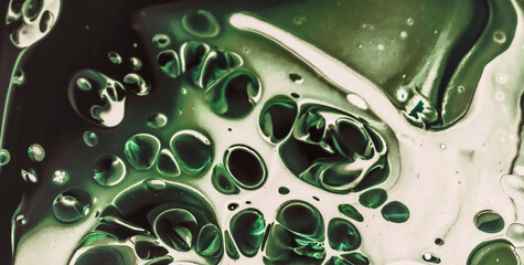 Canvas Print - Enigmatic Elegance: Oil-Painted Liquid Art with Vibrant Translucent Colors