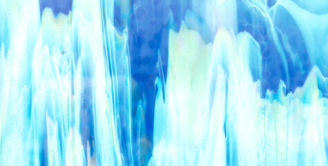 Canvas Print - Enigmatic Elegance: Oil-Painted Liquid Art with Vibrant Translucent Colors