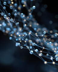 Wall Mural - Connected Neurons: An intricate, artistic representation of interconnected neural pathways, glowing with radiant light, suggesting the complex and dynamic nature of thought and information processing.