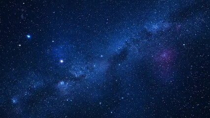 blue space cosmic stars background