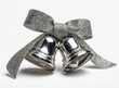 © Mulakhkhash - Two silver bells tied with a gray glitter ribbon