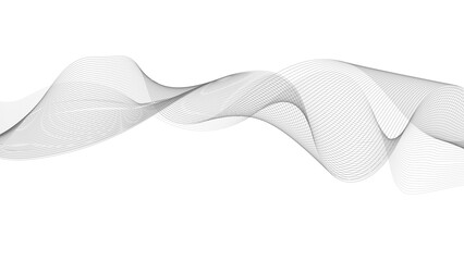 Wall Mural - abstract wave element for design. digital frequency track equalizer. stylized line art background. v