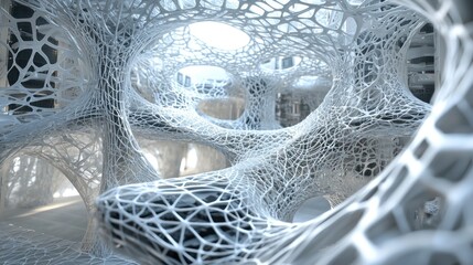 Intricate modern architecture design