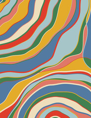 Wall Mural - Design banner frame background. Color poster background vector illustration.