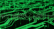 © Moni - Green Digital Circuit Board with Binary Code Overlay technology data